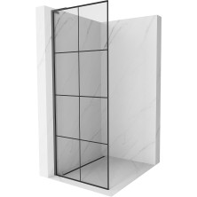 Mexen Kioto L Walk-in sprchová stěna 70x200 cm, černý vzor, kov 800-070-103-95-77