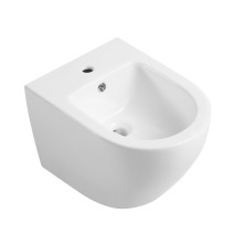 CERANO Keramický závěsný bidet Fizo bílá lesklá 36x37x49 cm CER-417395