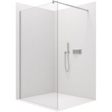 CERANO Sprchová zástěna Walk-in Onyx L/P chrom, transparentní sklo 130x200 cm CER-426385