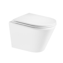 WC závěsné kapotované, Smart Flush RIMLESS, keramické, vč. sedátka CSS125 VSD85T1