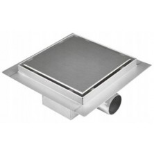 Mexen FLAT 12 Čtvercový odtokový žlab 12x12 cm, inox 1010012