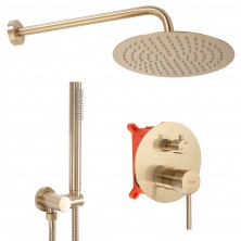 Rea Lungo podomítkový sprchový set, zlatá broušená + box REA-P4160