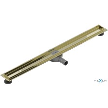 Mexen Flat 360 otočné tělo pro lineární odtok 80 cm, zlatá - 1540080