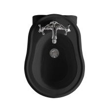 RETRO bidet závěsný 38x52cm, černá mat 102631