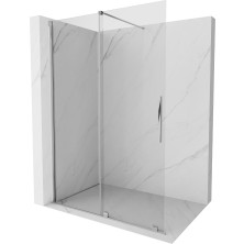 Mexen Velar Walk-in sprchová stěna 130x200 cm, transparent 8, chrom 871-130-000-03-01