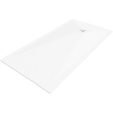 Mexen Stone+ obdélníková kompozitová vanička 180x70 cm, bílá, bílý kryt 44107018-W